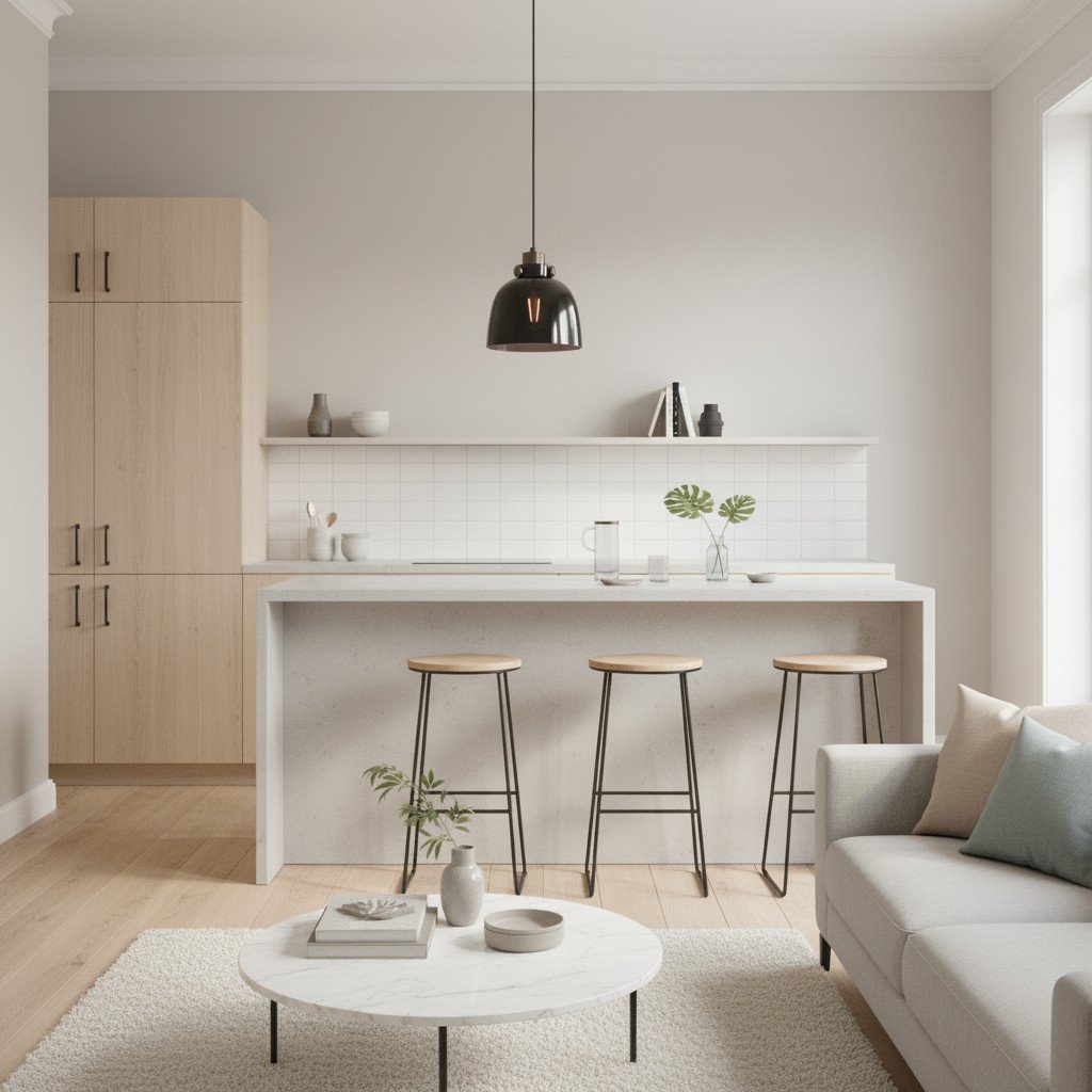 Readium Tinted Glass Pendant Light - Minimalist Dome Shade Adjustable for Kitchen Island and Dining Room