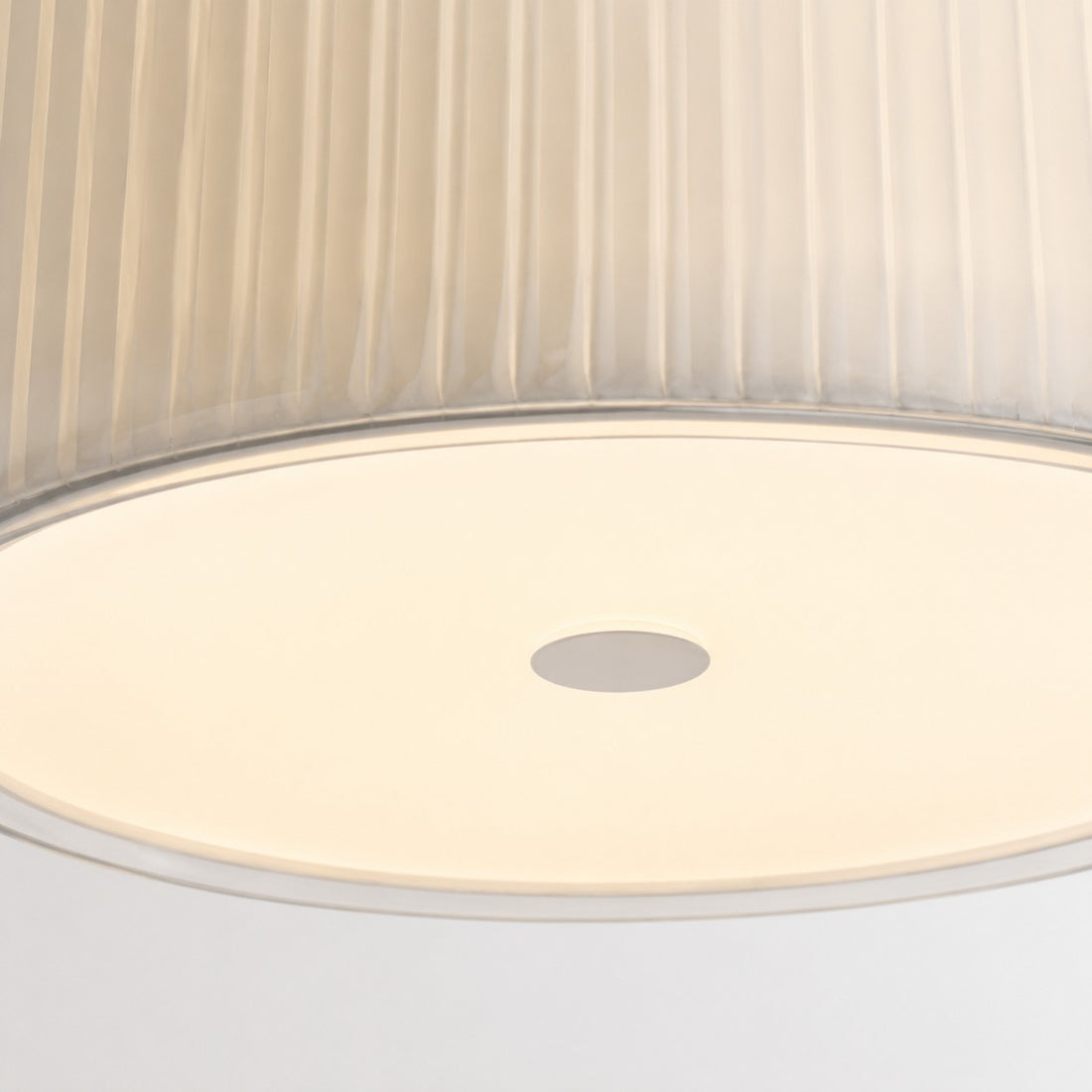 Bauhaus Glass Fabric Flush Mount Ceiling Light