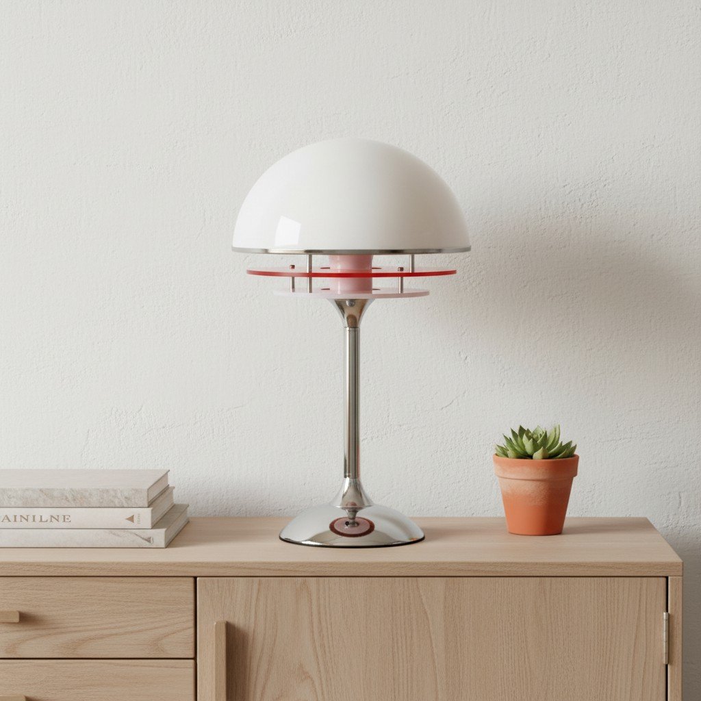 Afterglow Sunset Glow Geometric Table Lamp – Modern Sculptural Style for Desk Bedside Living Space