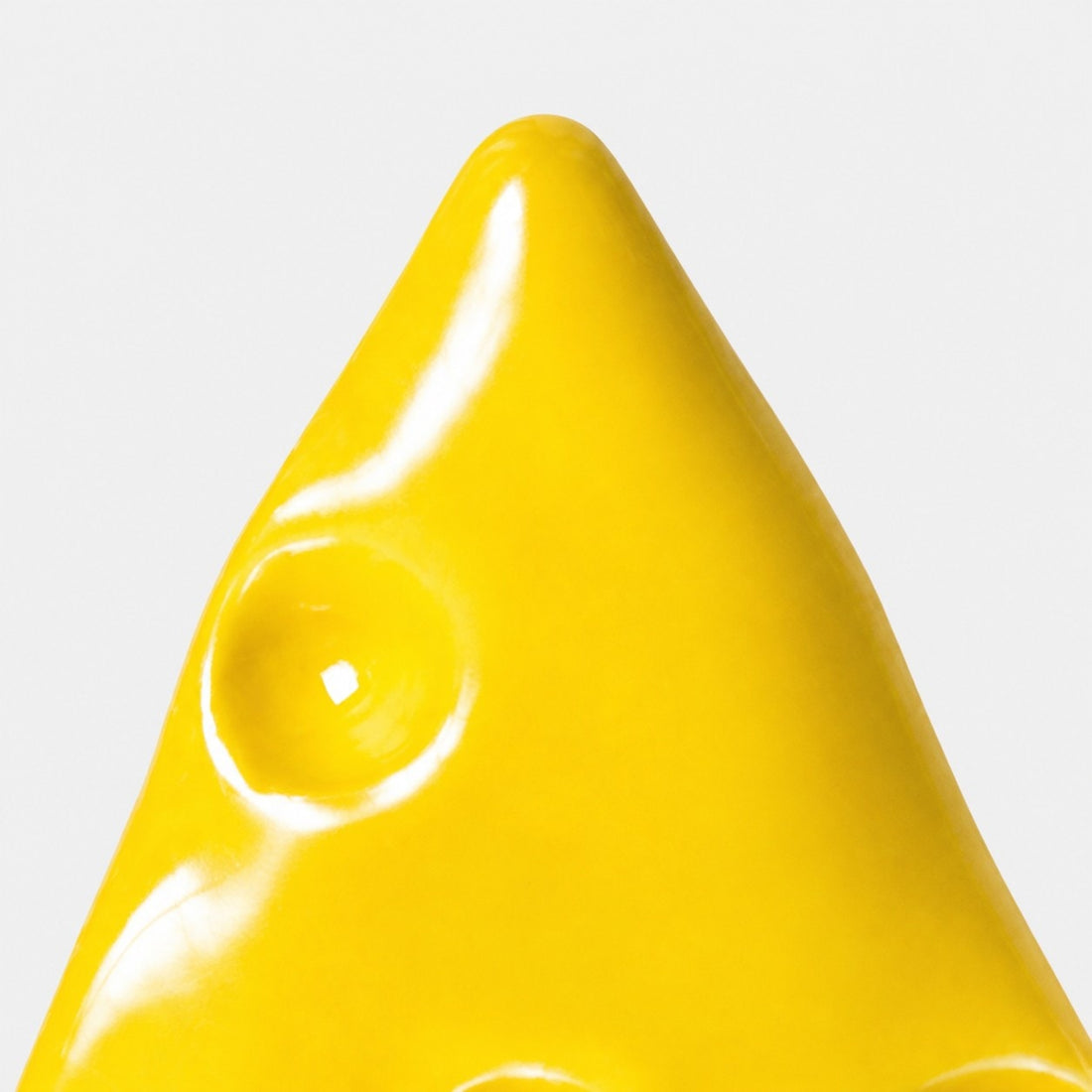 Cheese slice cabinet knob finish detail
