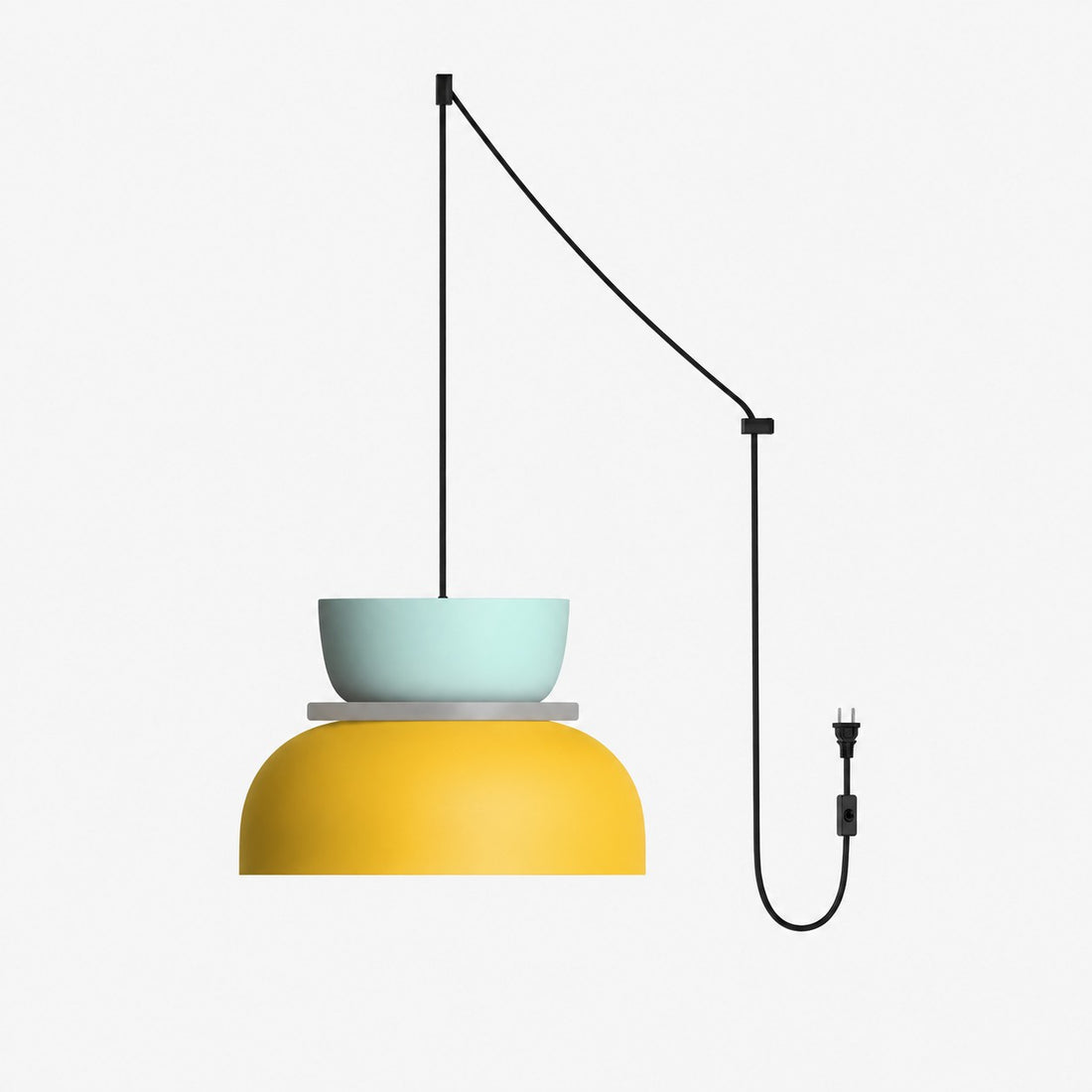 Macri Colorful Acrylic Plug-In Pendant Light