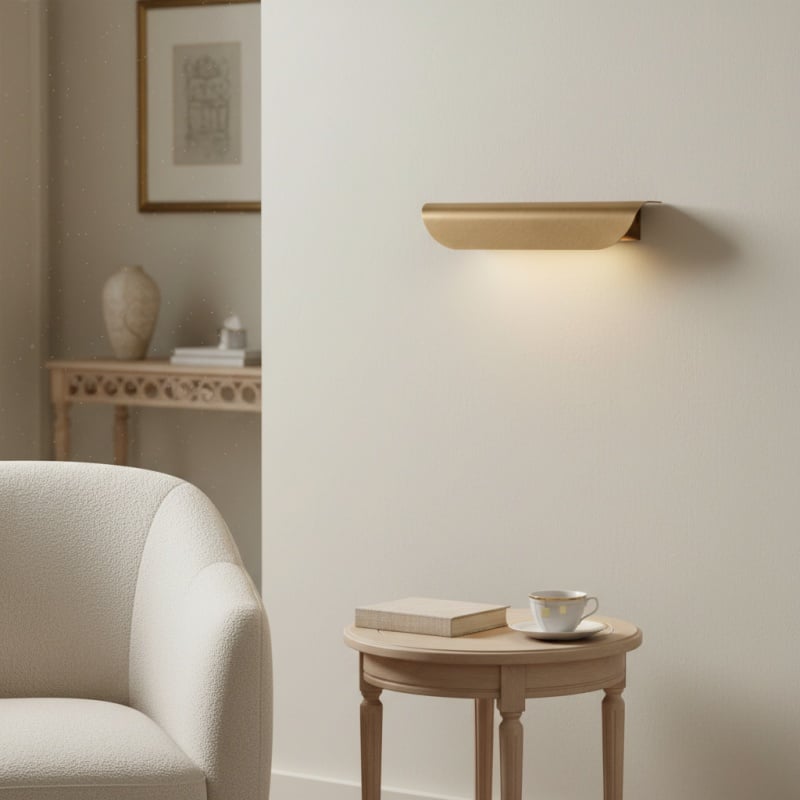 Hidra Modern Metal Wall Sconce – Minimalist Down-Light Sconce for Modern Homes