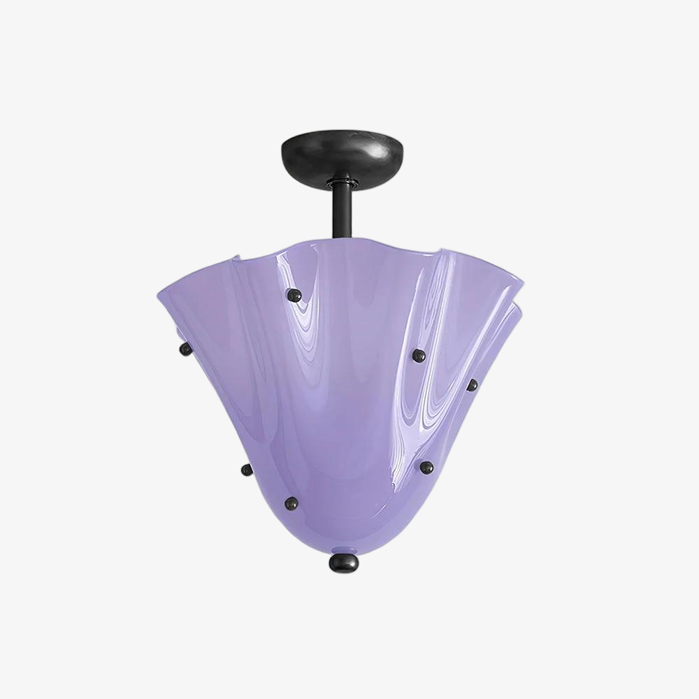 Dekorative Deckenleuchte aus Glas Bellina – Moderne, skulpturale Deckenleuchte