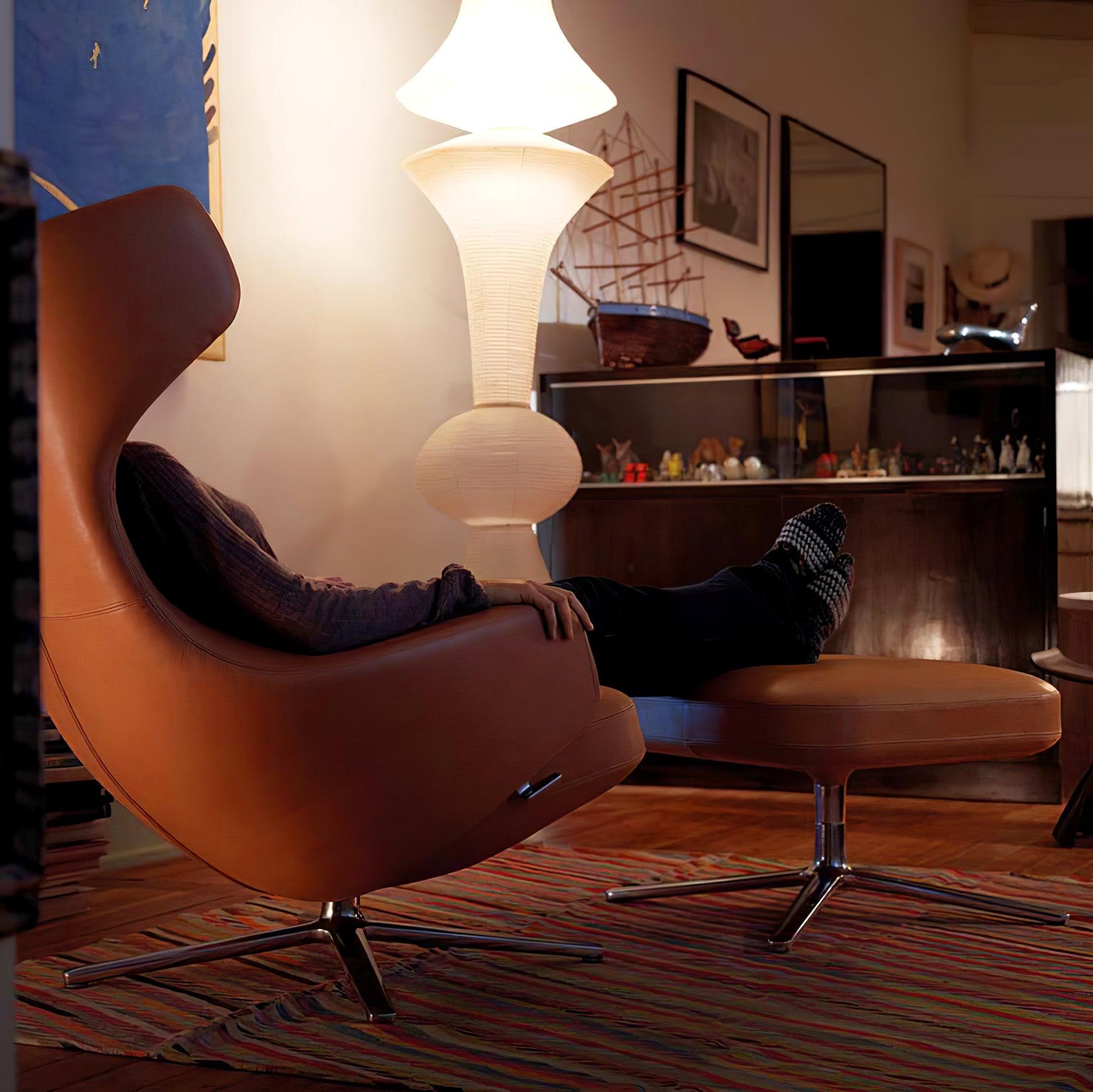 Washi Paper Pendant Light - Japanese Handcrafted Lamp for Living Room