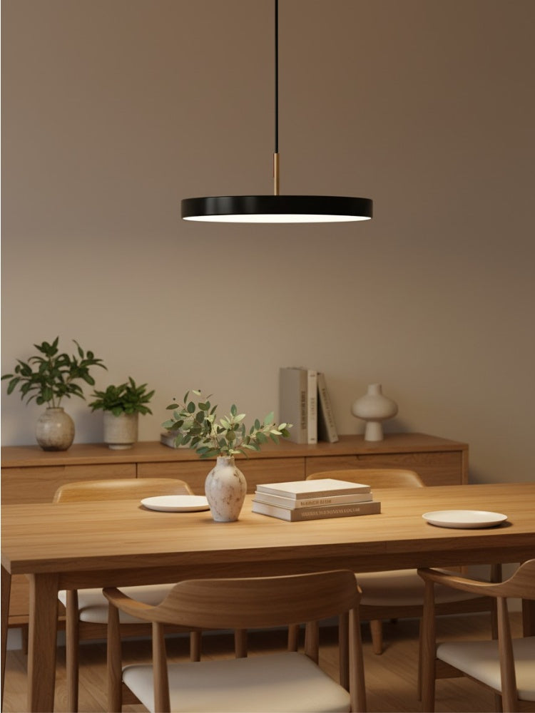 Asteria Minimalist Metal and Acrylic LED Pendant Light