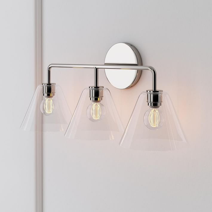Conica Cone Wall Sconce - 1, 2, 3-Light Modern Glass Lighting
