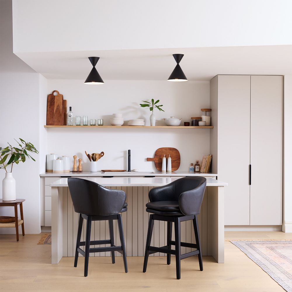 Brivana Metal Semi-Flush Ceiling Light - Modern Cone Lamp for Hallway