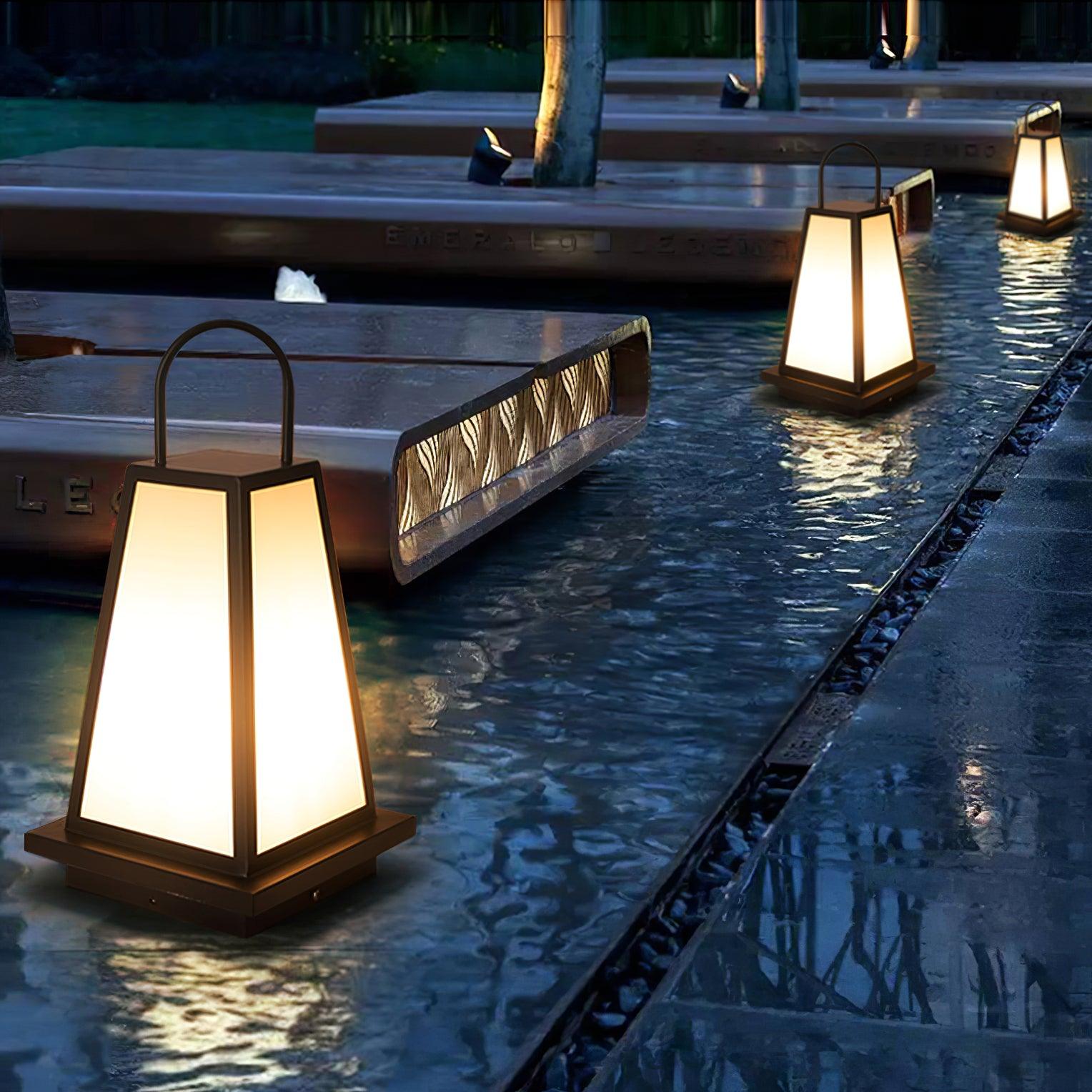 Portable Outdoor Lamp - Garden-Ready - Understated Grace