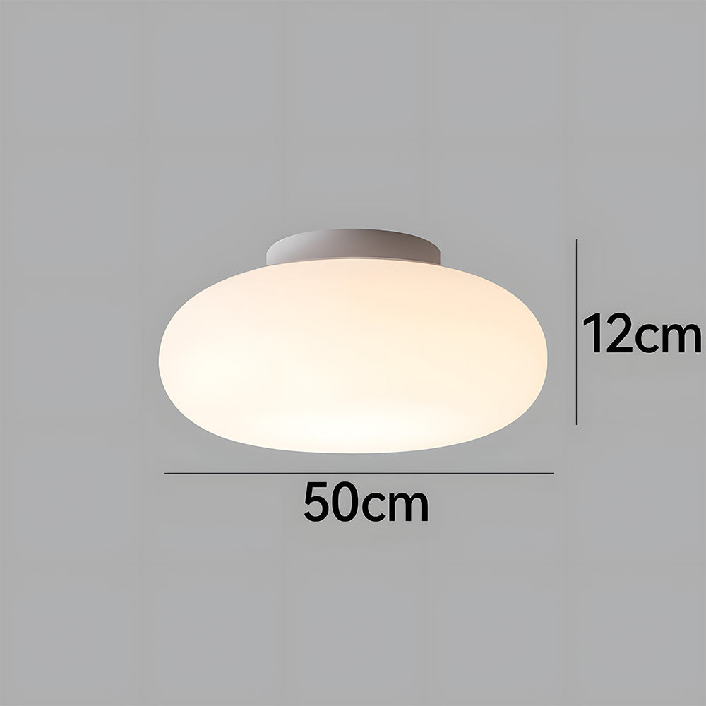 Modern Iron Ceiling Light - Round lampshade Fixture for Bedroom