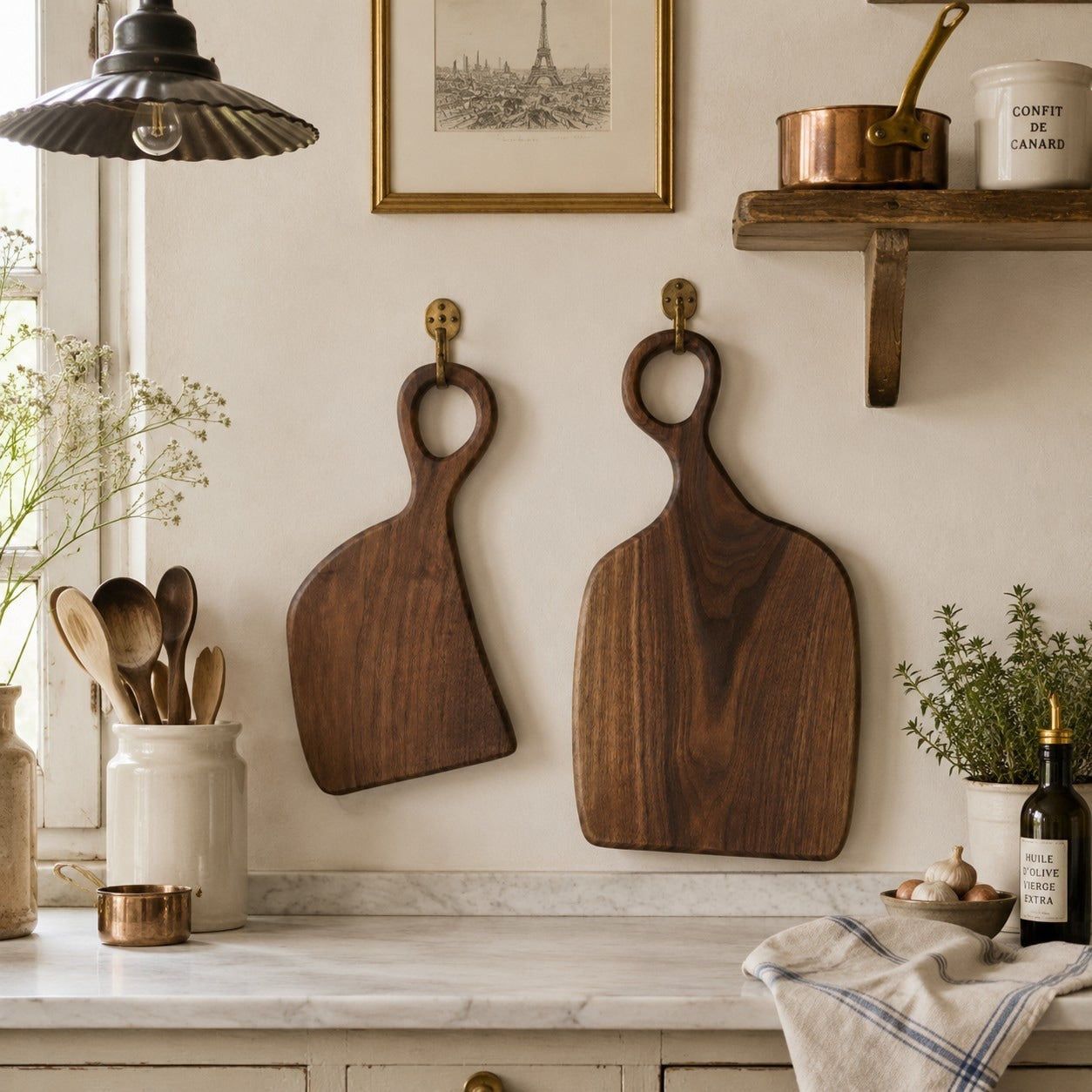 Scene: kitchen wall storage