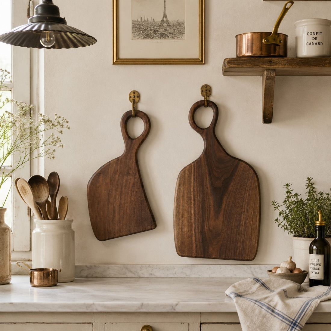 Scene: kitchen wall storage