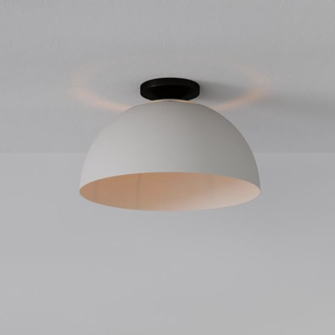 Parvion Metal Bowl Ceiling Lamp - Modern Flush Mount Light for Hallway