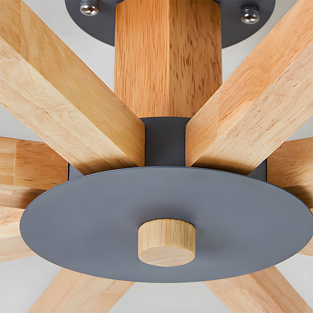 Branch Round Ceiling Lamp - Nordic Multi Fixture for Living Room