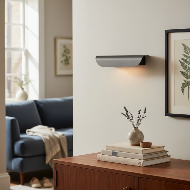 Hidra Modern Metal Wall Sconce – Minimalist Down-Light Sconce for Modern Homes