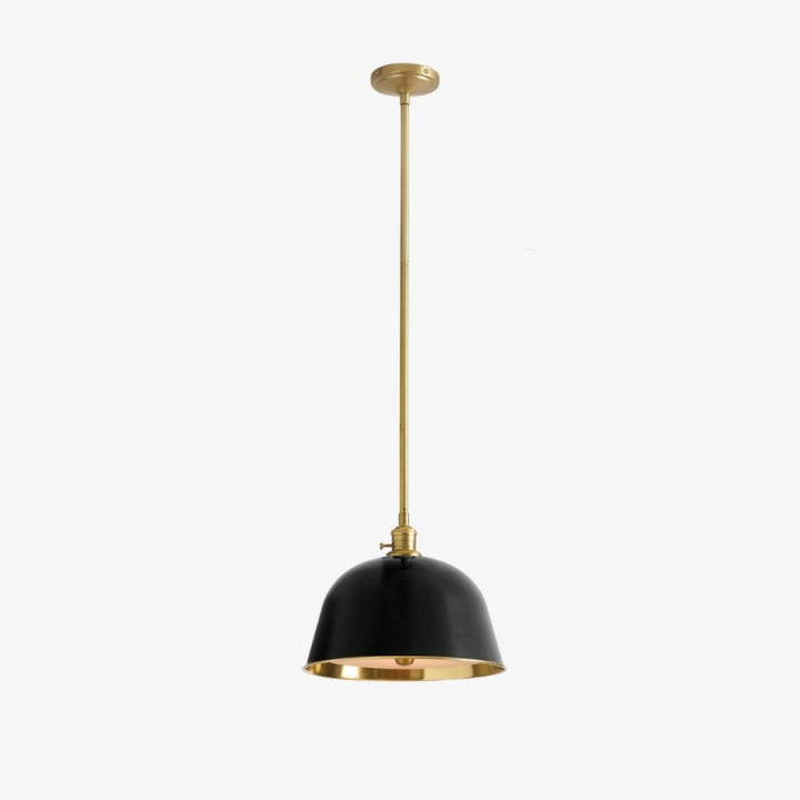 Lirra Metal Dome Pendant Light – Industrial Silhouette Lamp for Kitchens
