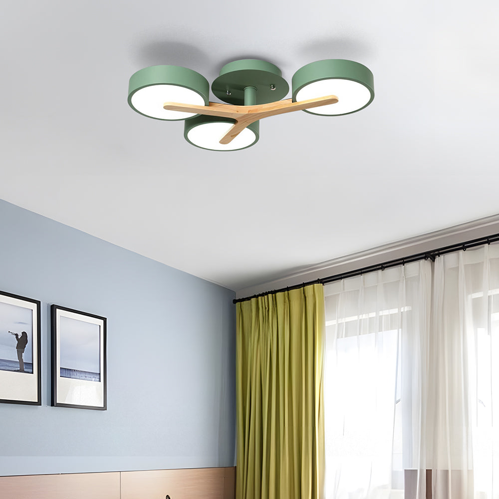Contemporary Luxurious Ceiling Light - Acrylic Fixture for Living Room