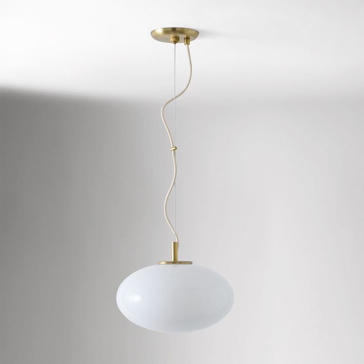 Lumivelle Minimalist Glass Pendant – Adjustable Height Dimmable Design