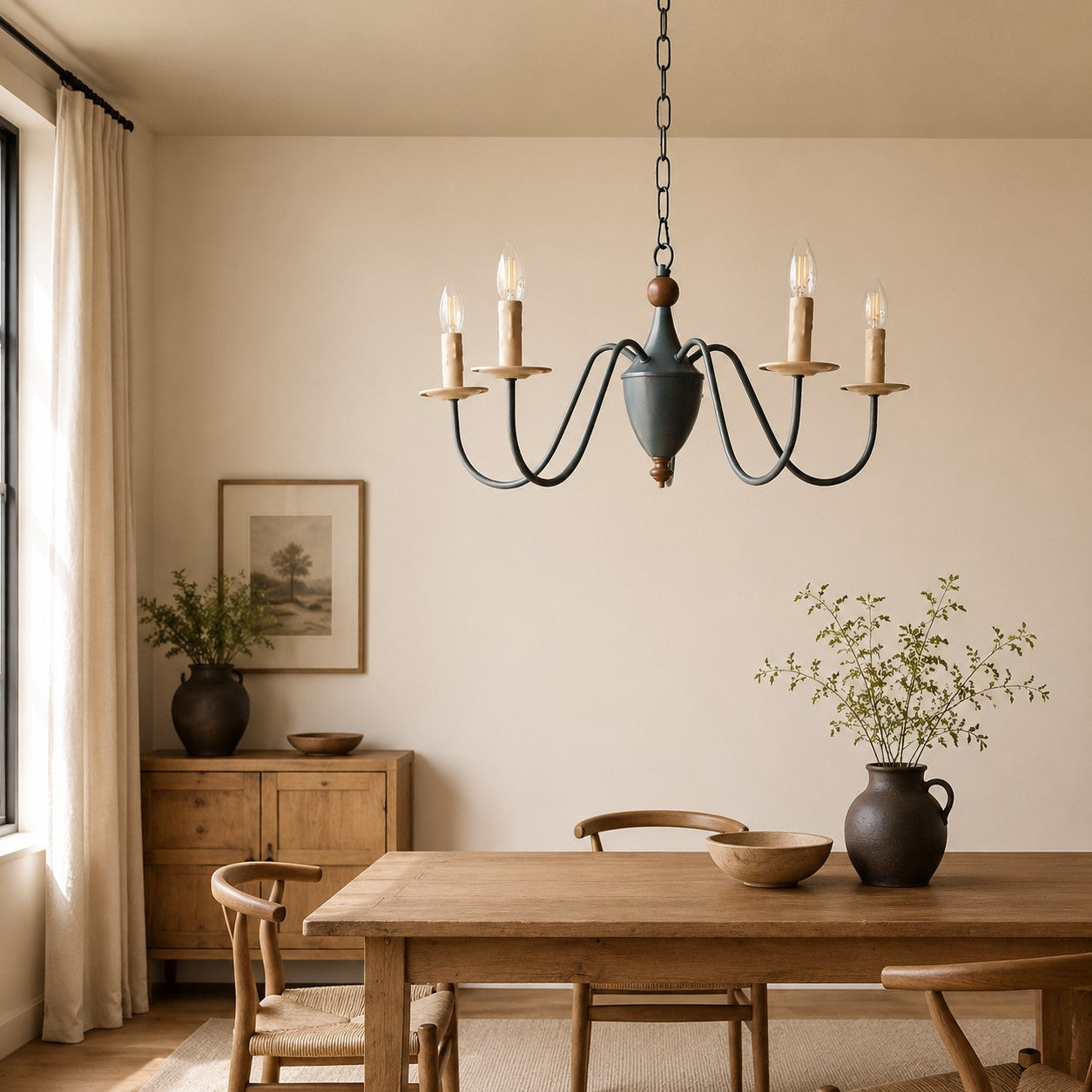 French Candle Chandelier for Dining Rooms