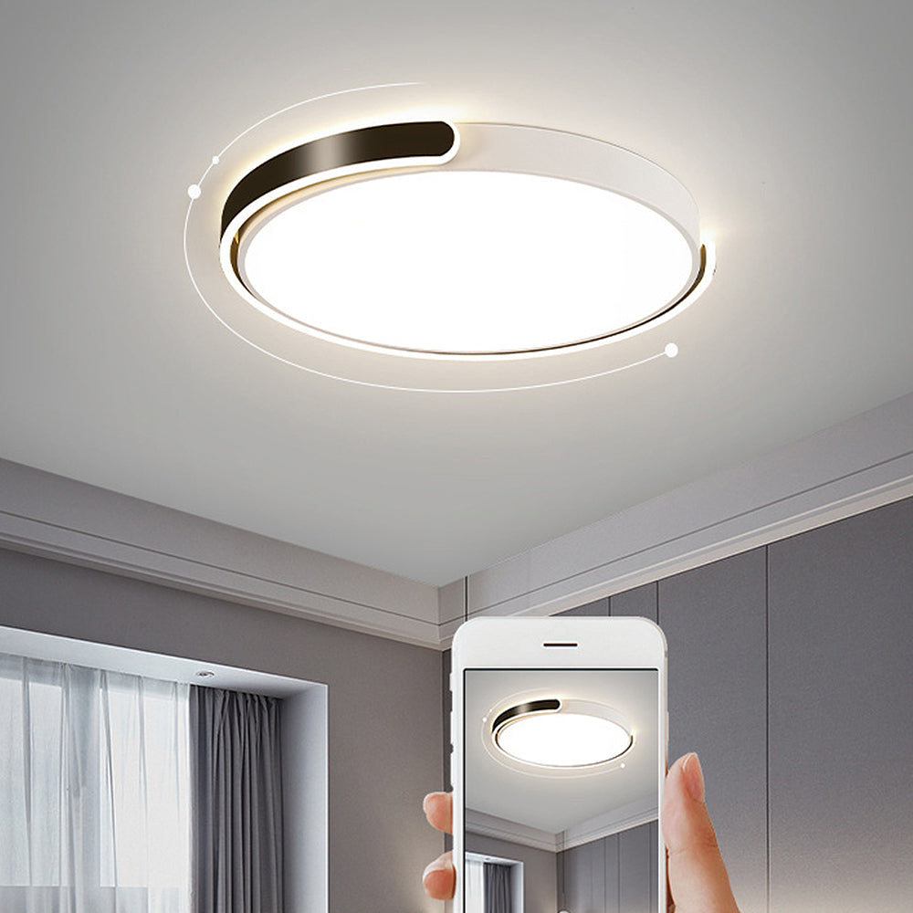 Minimalist LED Ceiling Light – Round Acrylic Fixture for Bedroom
