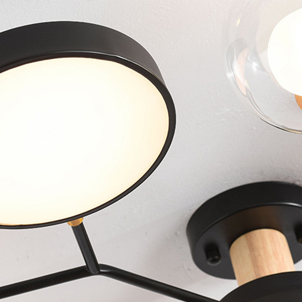 Branch LED Acryl Deckenleuchte - Kreatives Scheibendesign fürs Wohnzimmer