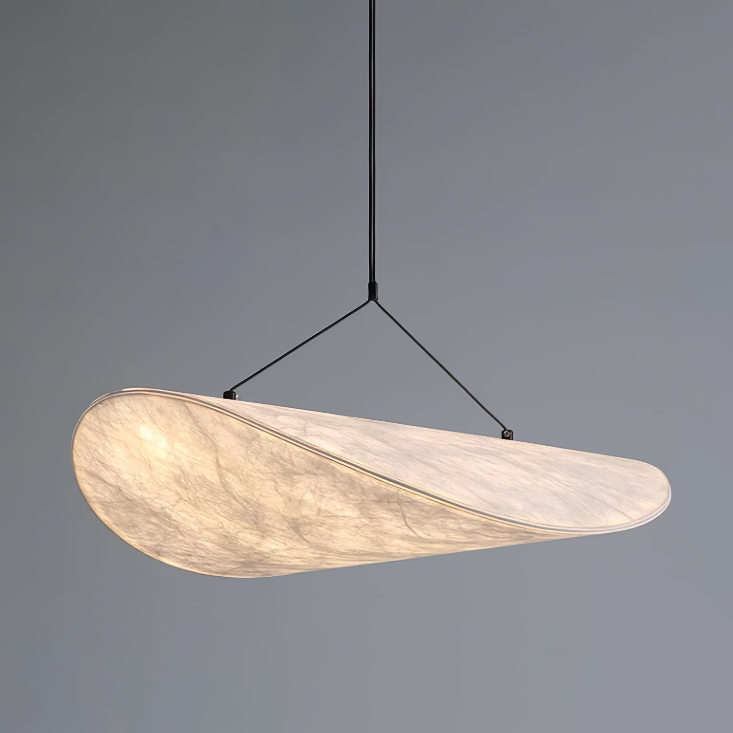 Cloudlike Mulberry Silk Plug-In Pendant Light