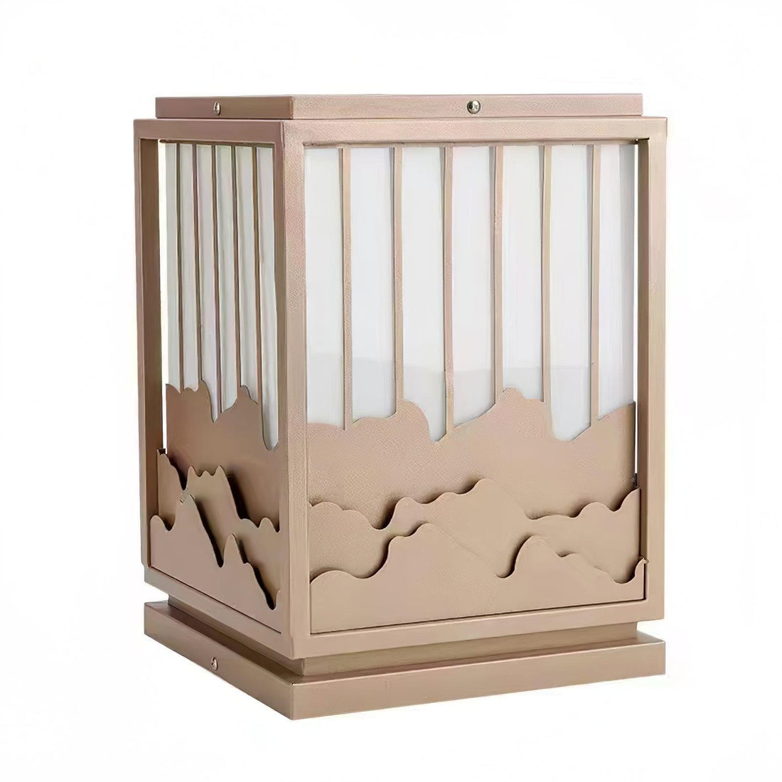 Wave Garden Outdoor Light - Sleek Wavy Body Weather