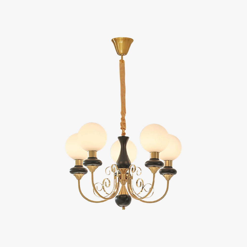 Radiara Chandelier - Layered Stone Disc Design Modern Luxury Style for Dining Room and Living Area