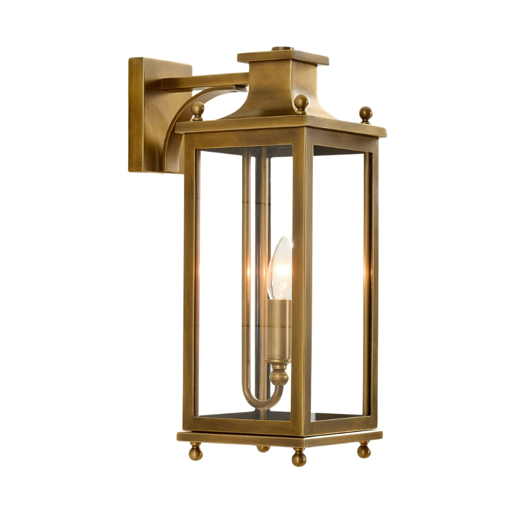 Yolvira Metal Outdoor Lantern Wall Light - Versatile Sconce for Patio