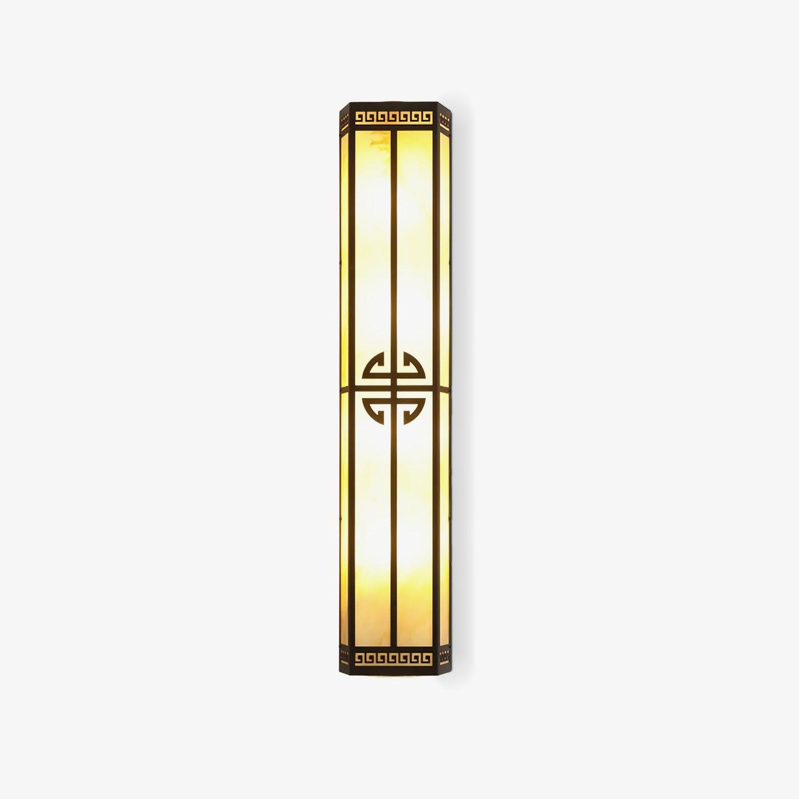 Schneeflocken-Wandleuchte aus Gipsmetall – quadratische, elegante Lampe für den Außenbereich