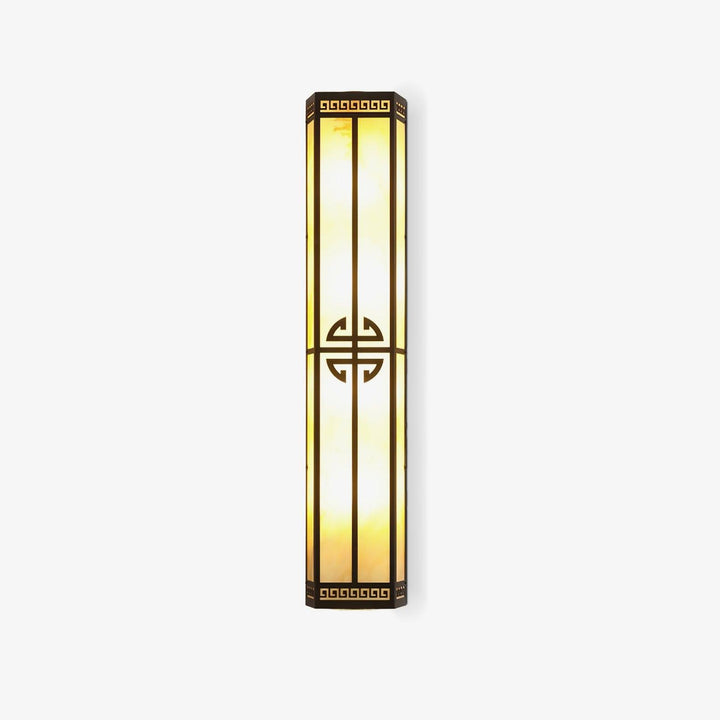 Schneeflocken-Wandleuchte aus Gipsmetall – quadratische, elegante Lampe für den Außenbereich
