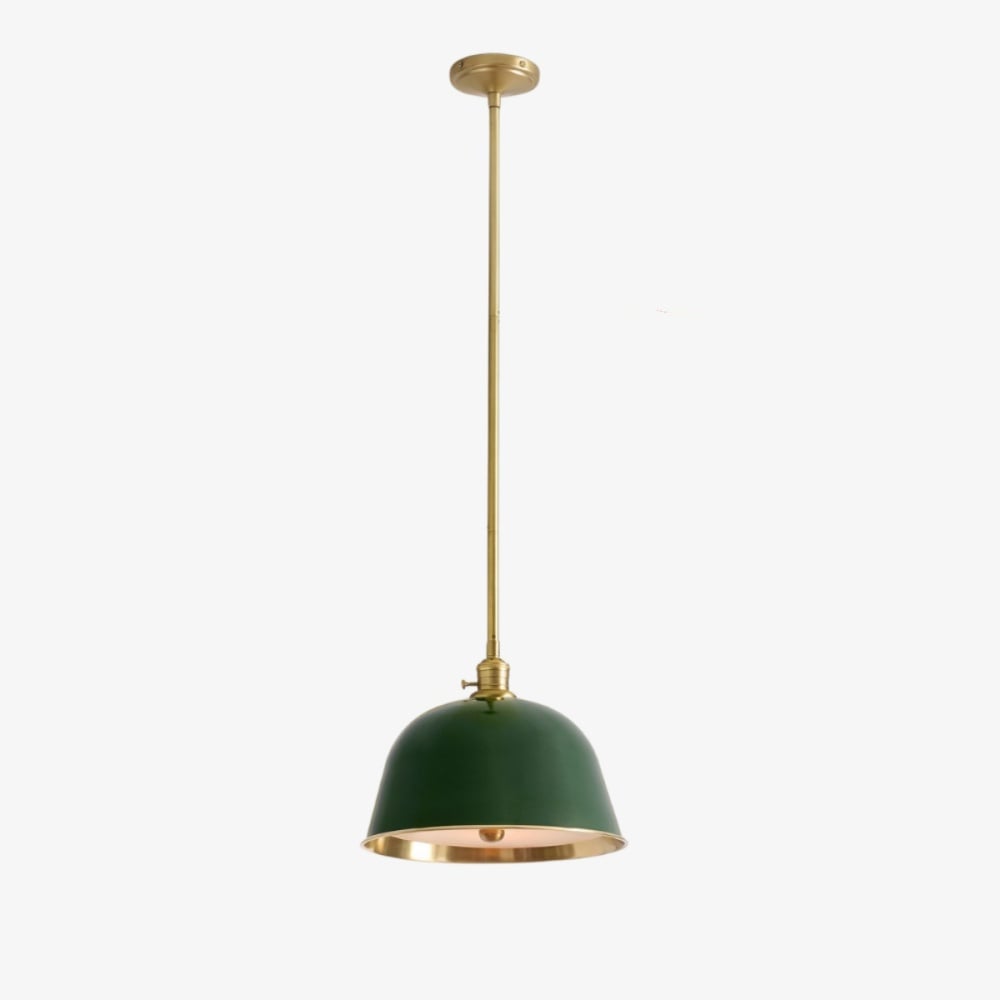 Lirra Metal Dome Pendant Light – Industrial Silhouette Lamp for Kitchens