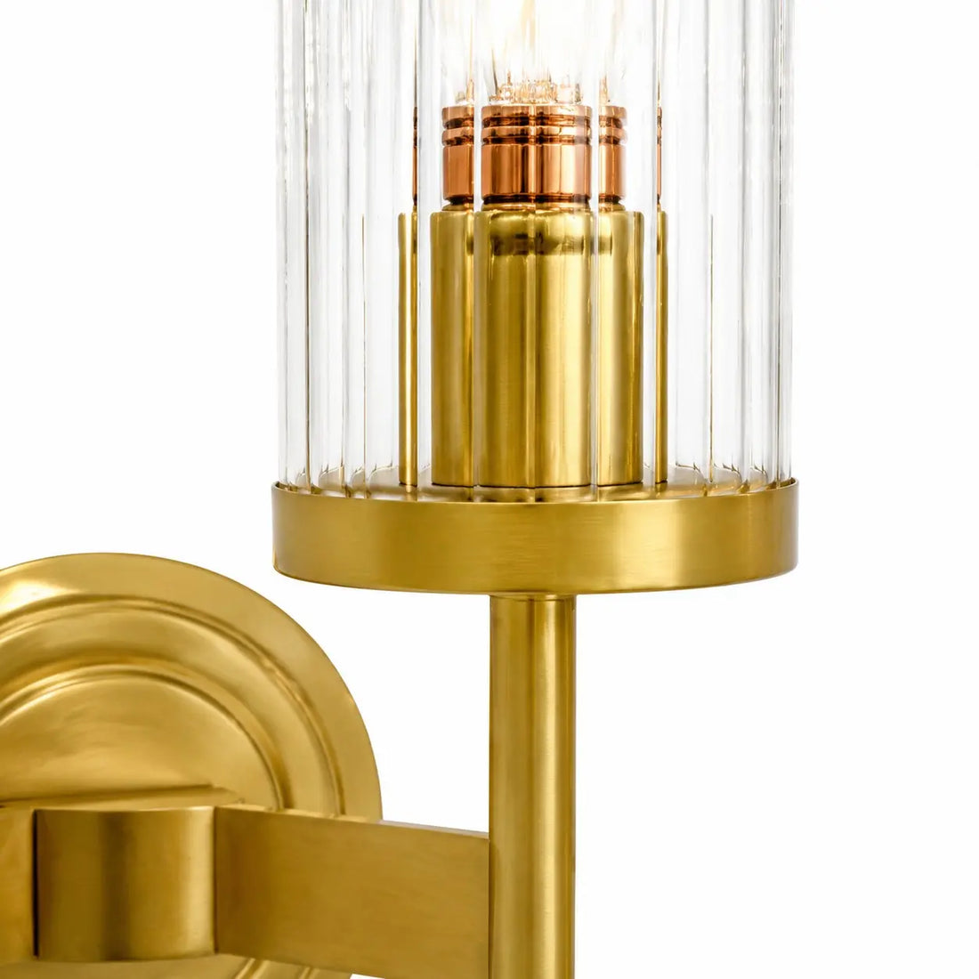 Wall lamp holder structure detail