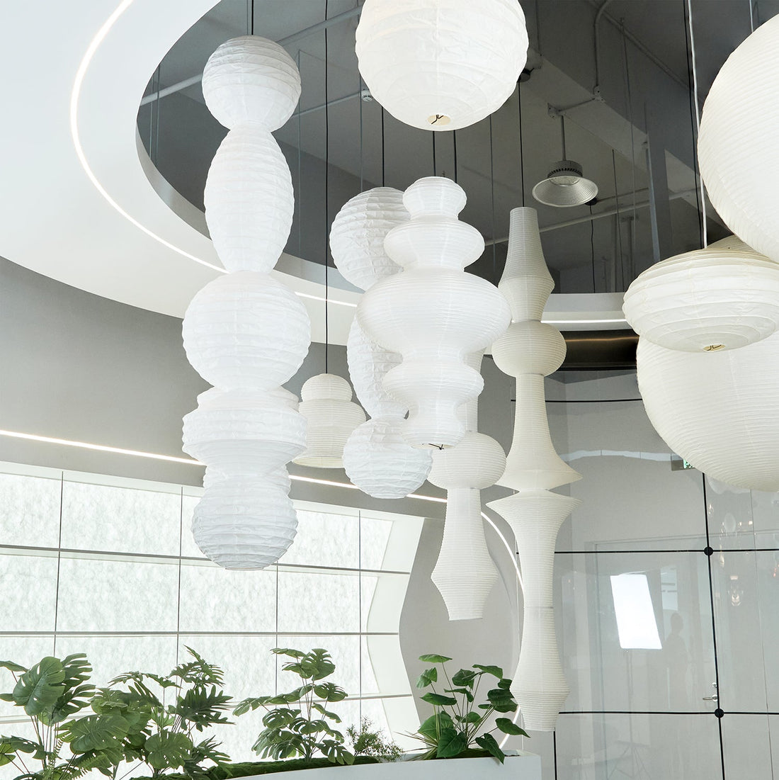 Lantern Series Pendant Lamp - Layered Xuan Paper Lamp for Dining Room