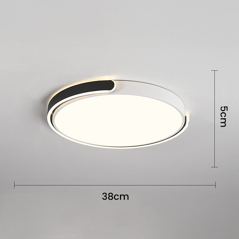 Minimalist LED Ceiling Light – Round Acrylic Fixture for Bedroom