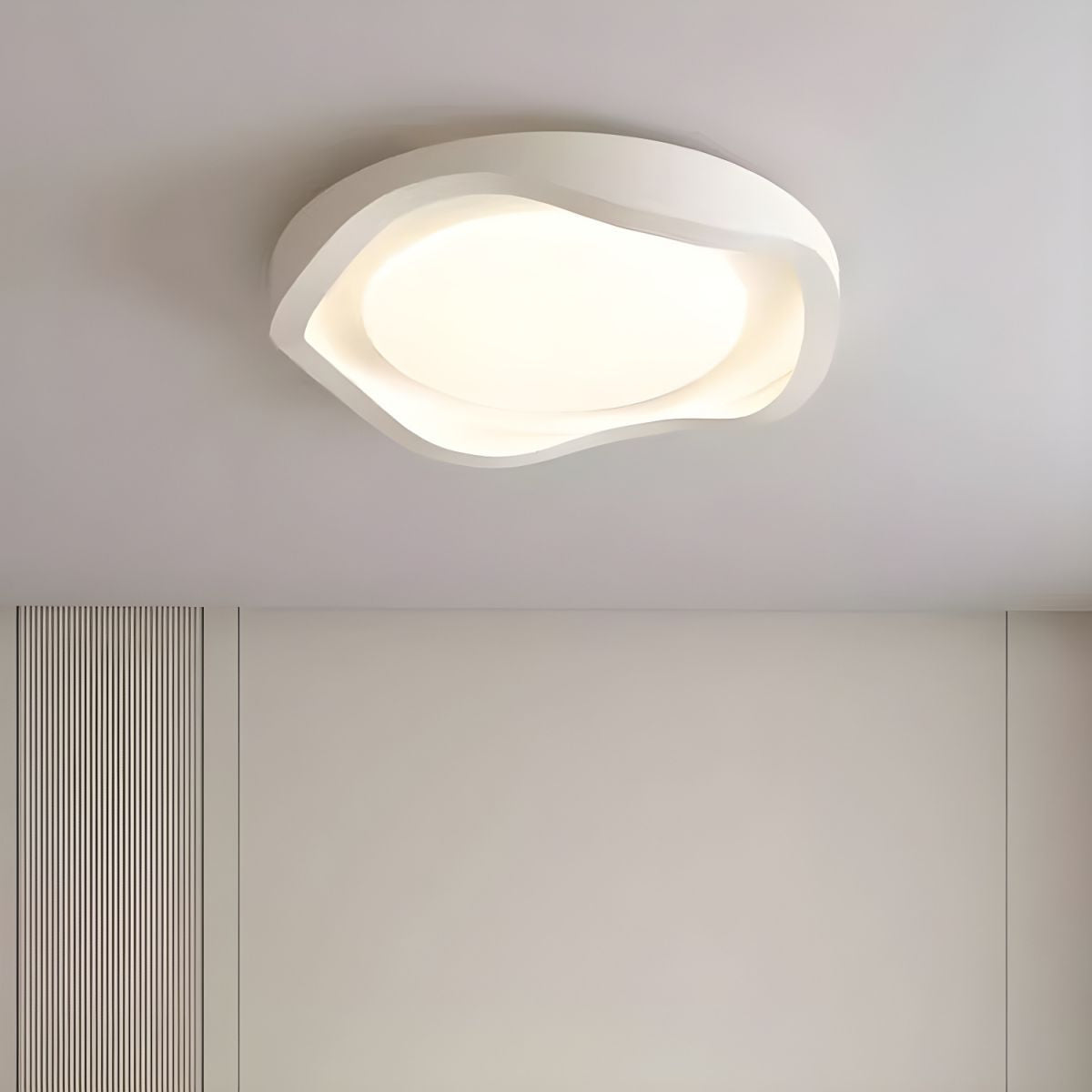 Geometric LED Ceiling Light – Acrylic Modern Fixture for Stylish Rooms