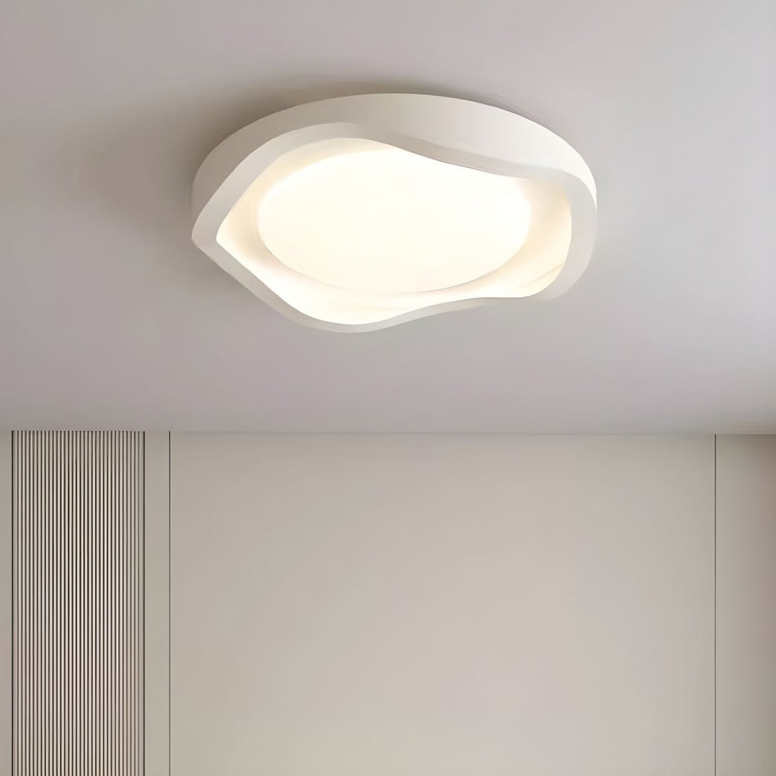 Geometric LED Ceiling Light – Acrylic Modern Fixture for Stylish Rooms