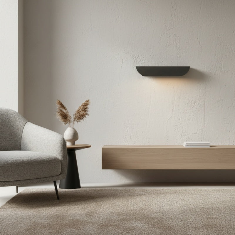 Hidra Modern Metal Wall Sconce – Minimalist Down-Light Sconce for Modern Homes