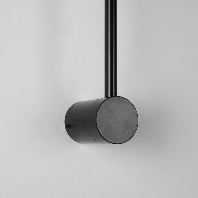 Tube Schwarze lineare drehbare Wandleuchte