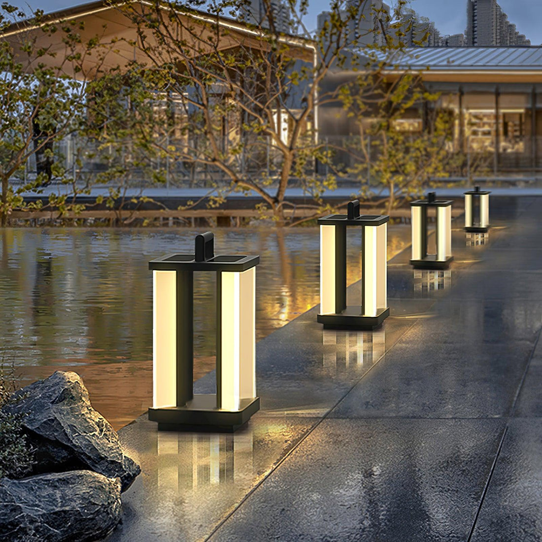 Stainless Steel Outdoor Light - Solar Path Light Ideal
