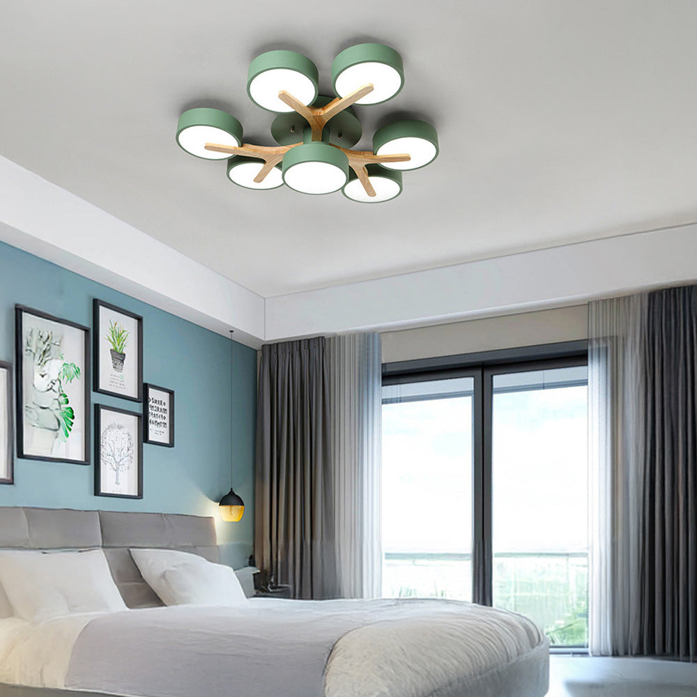 Contemporary Luxurious Ceiling Light - Acrylic Fixture for Living Room