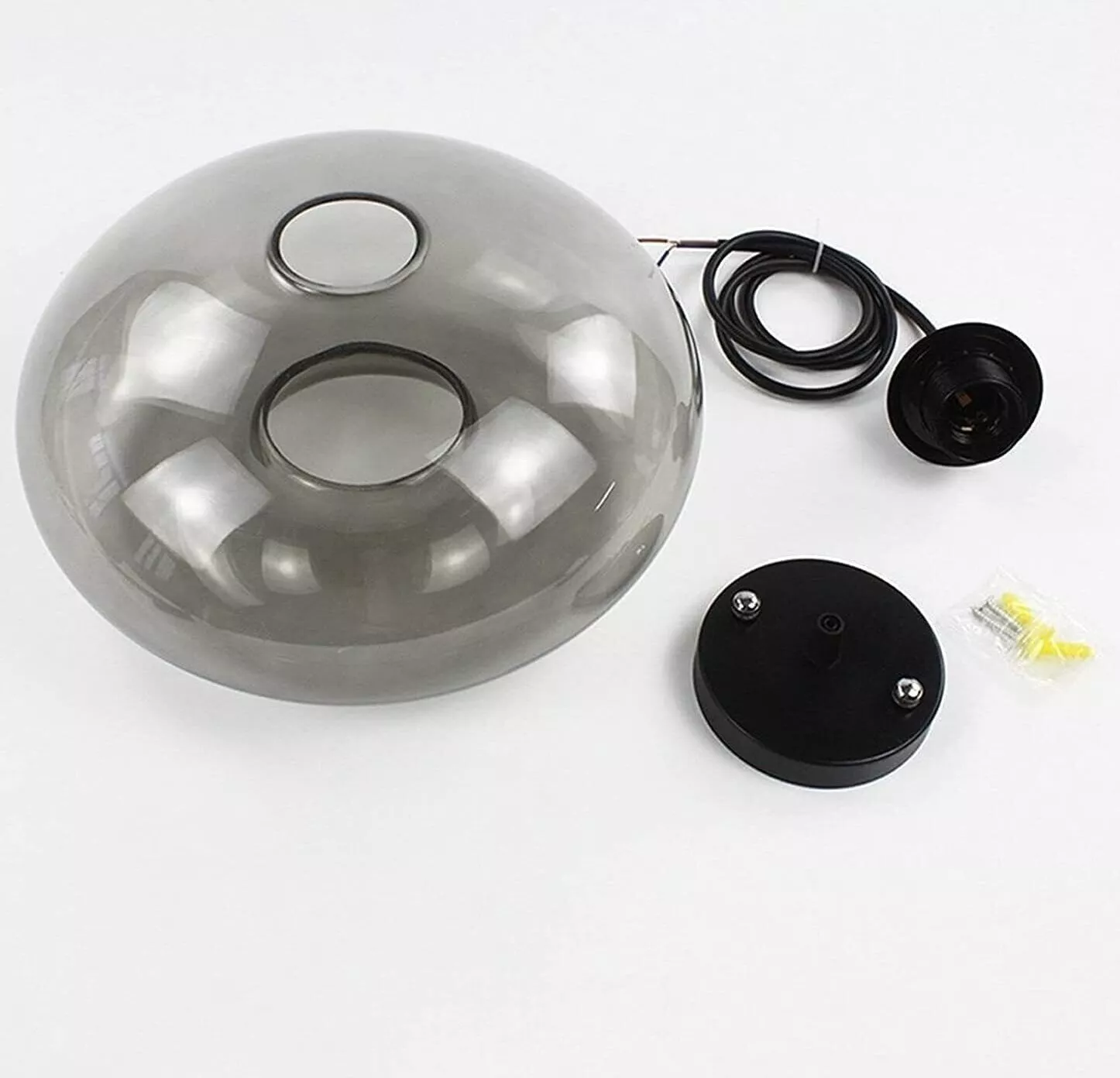 Künstlerische Pendelleuchte aus Glas – farbenfrohe, einzigartige Lampe für das Esszimmer