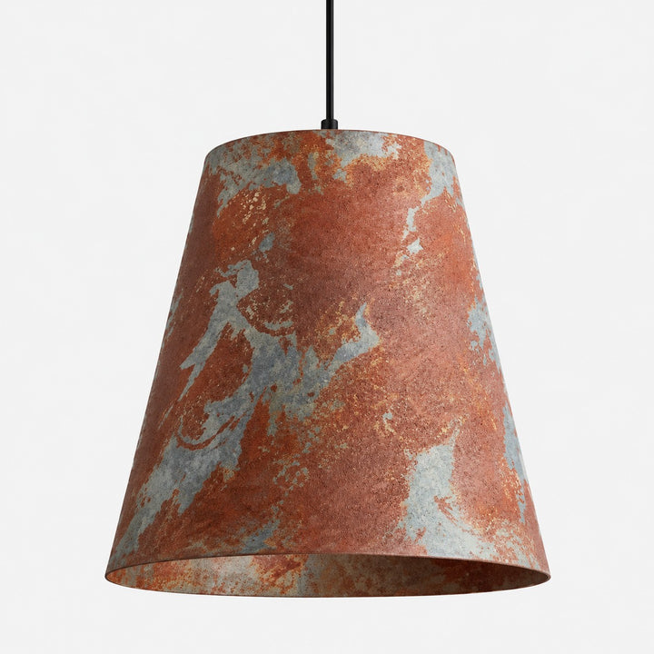 Vintage Patina Eisen Pendelleuchte  
