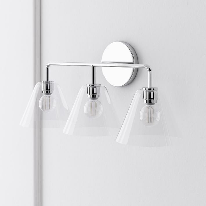 Conica Cone Wall Sconce - 1, 2, 3-Light Modern Glass Lighting