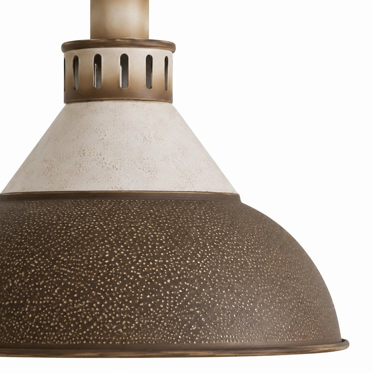 industrial dome pendant light scene and detail