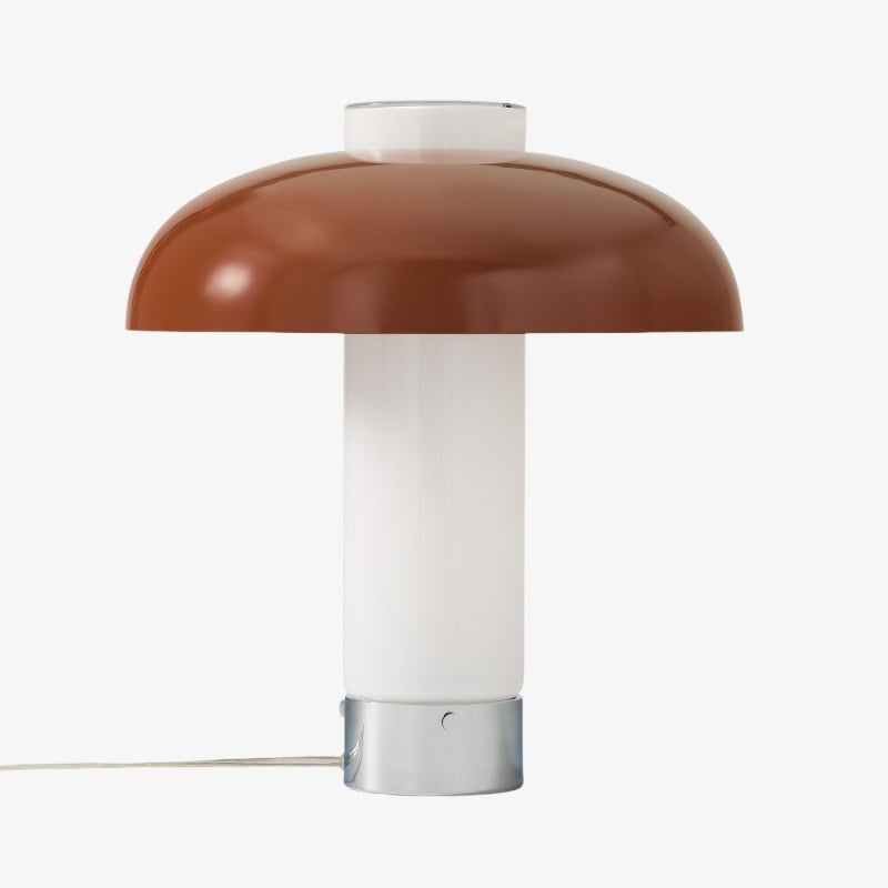 Nera Curved Accent Lamp - Organic Modern Design with Soft Glow for Nightstand or Console Table