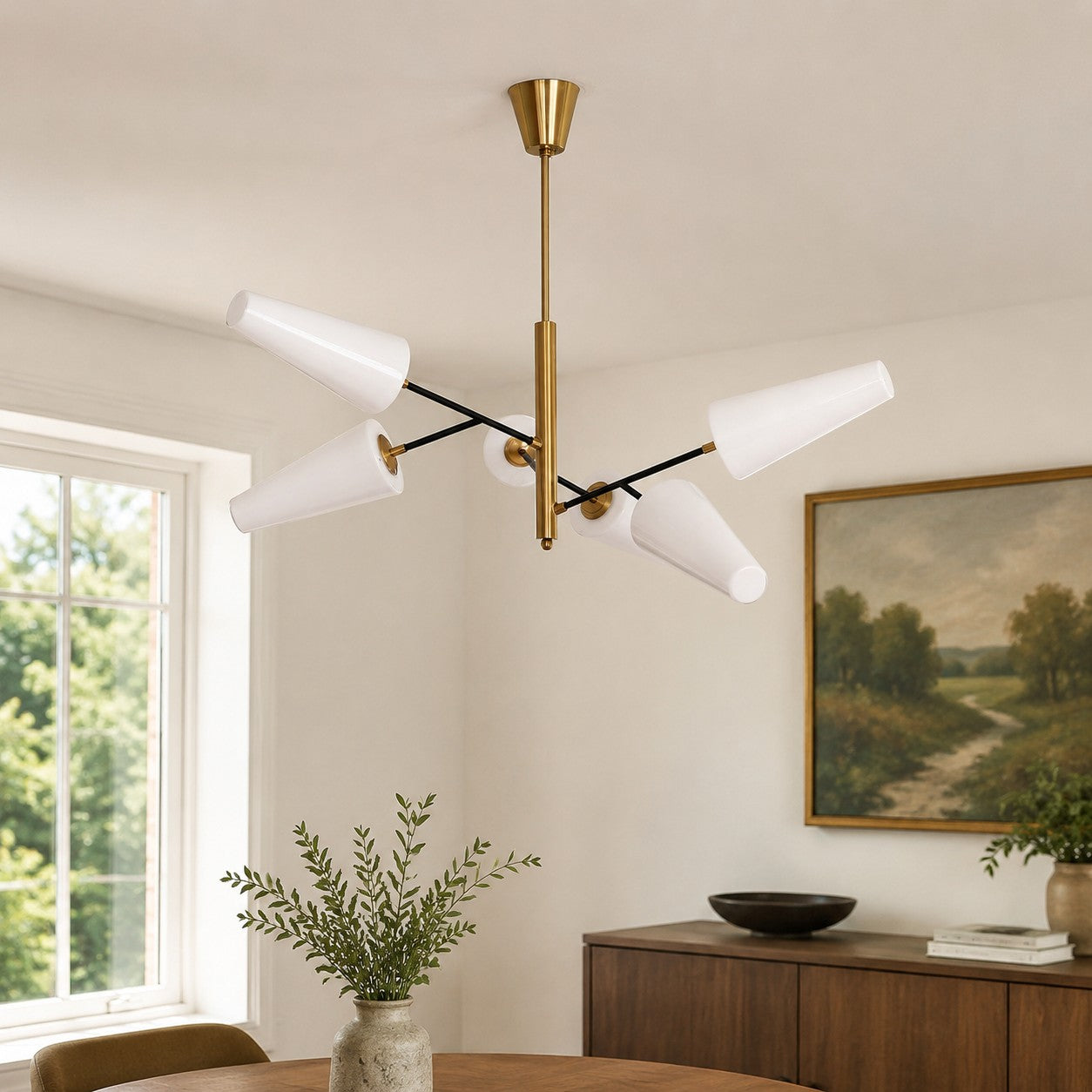 French Style Glass Chandelier