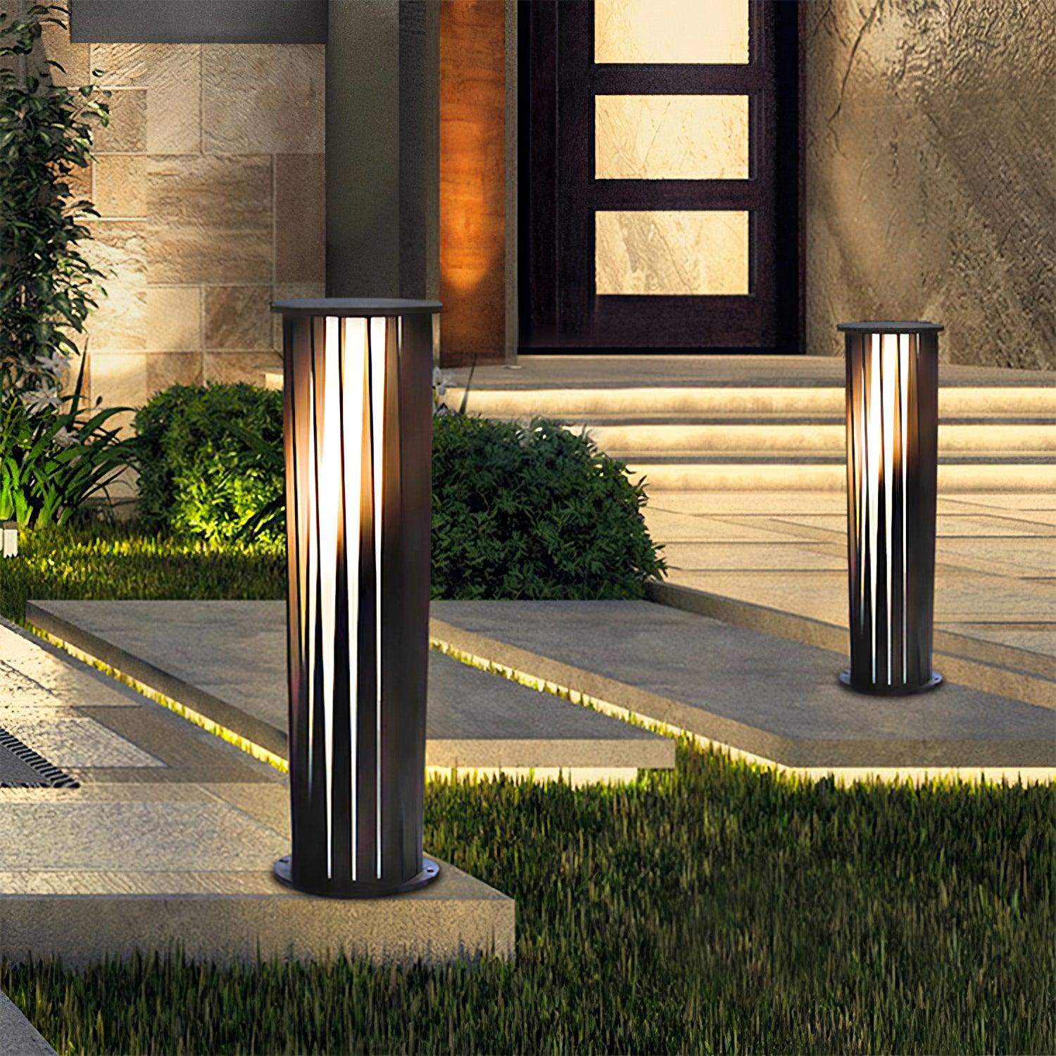 LED Outdoor Post Lamp - Energy-Saving Acrylic Light for Garden & Patio