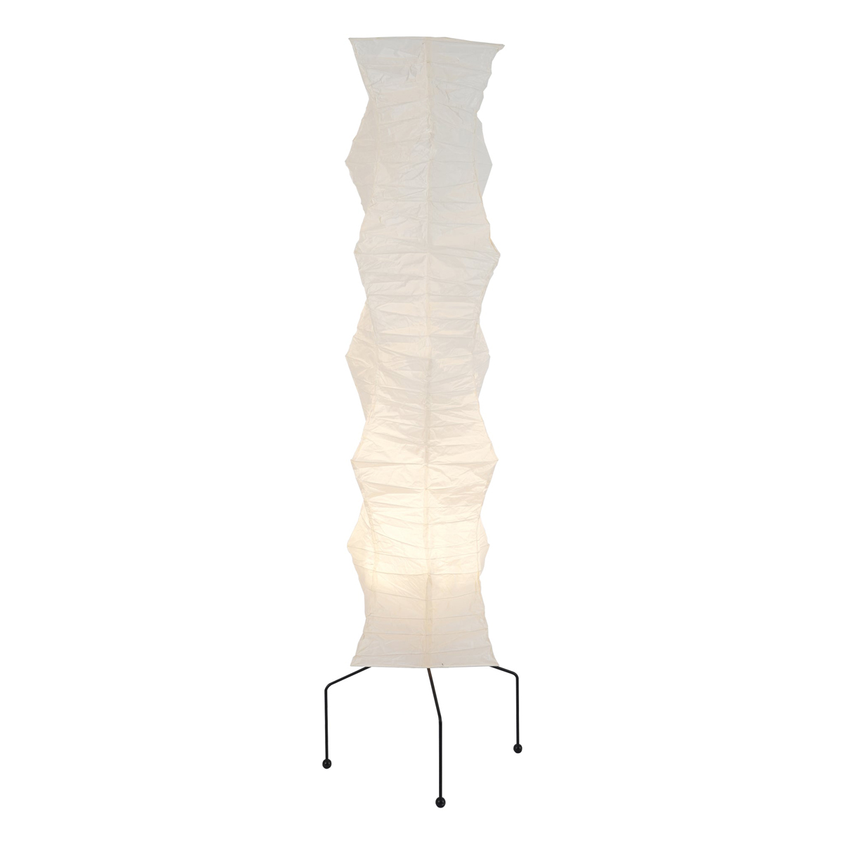 Rice Paper Floor Lamp - Bamboo Frame Soft Light for Living Room
