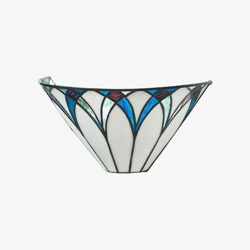 TF Allanton Wandleuchte aus gebeiztem Metall – Vintage-Art-Deco-Stil, Metall für Wohnzimmer und Flure