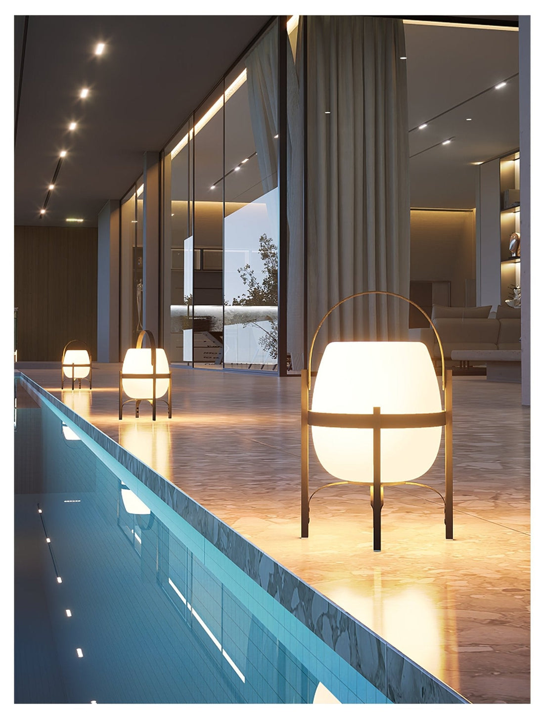 Lantern Outdoor Lamp - Portable Ambient Light for Patio & Garden